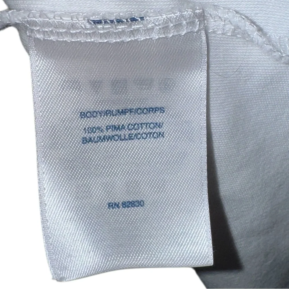 Lands’ End Pima Cotton White Polo Shirt Women’s Plus 3X Scottie Dog Logo - Picture 5 of 9